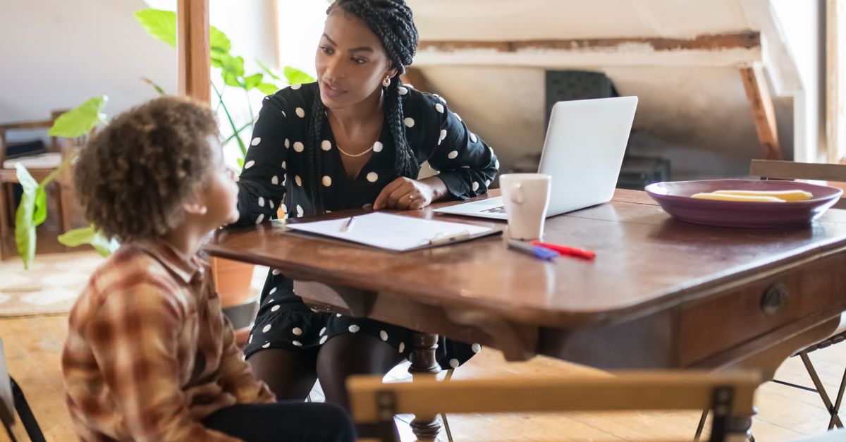 Parent supporting a child with ADHD through CBPT parent training