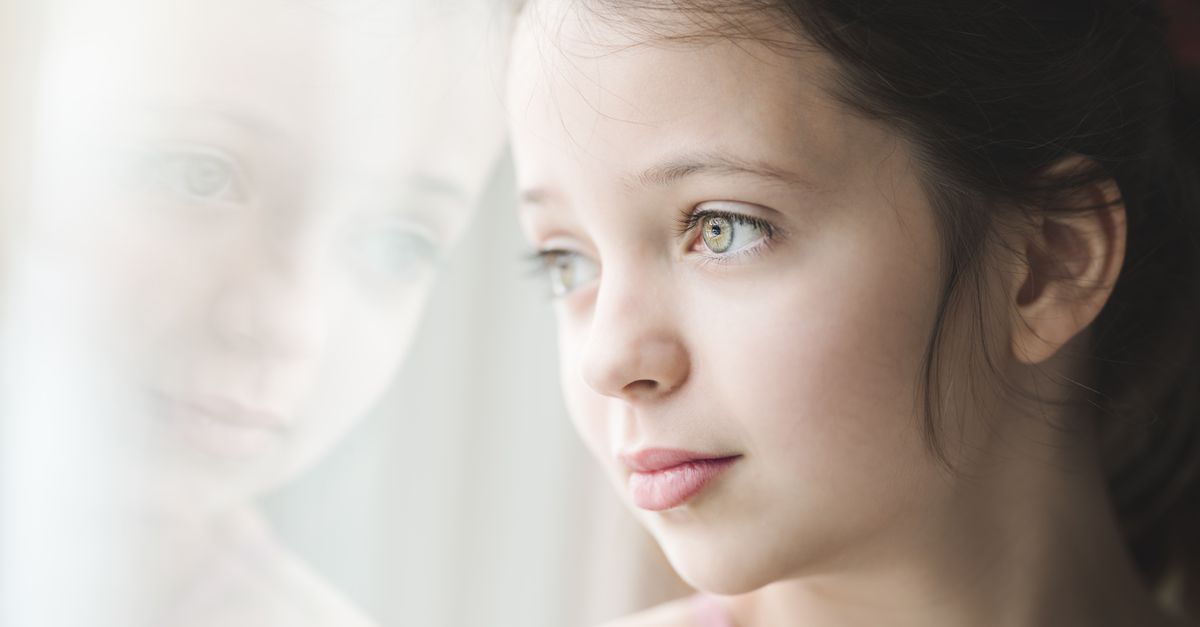 Child with generalised anxiety disorder showing somatic signs of persistent worry