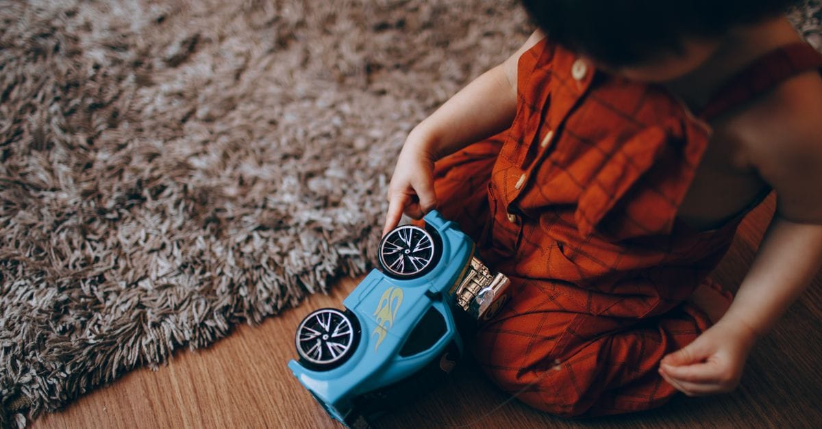 Child-centered play therapy room with toys for free expression