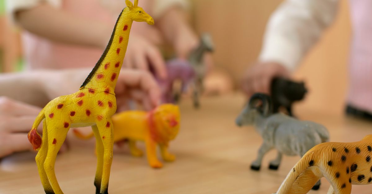 Child engaged in Cognitive Behavioral Play Therapy